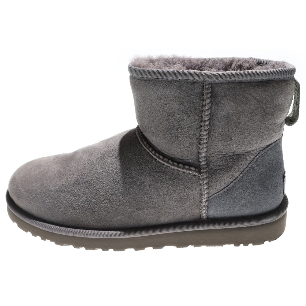 UGG(アグ) CLASSIC MINI クラシック ミニ ムートンブーツ レディース グレー US8/25cm 5854