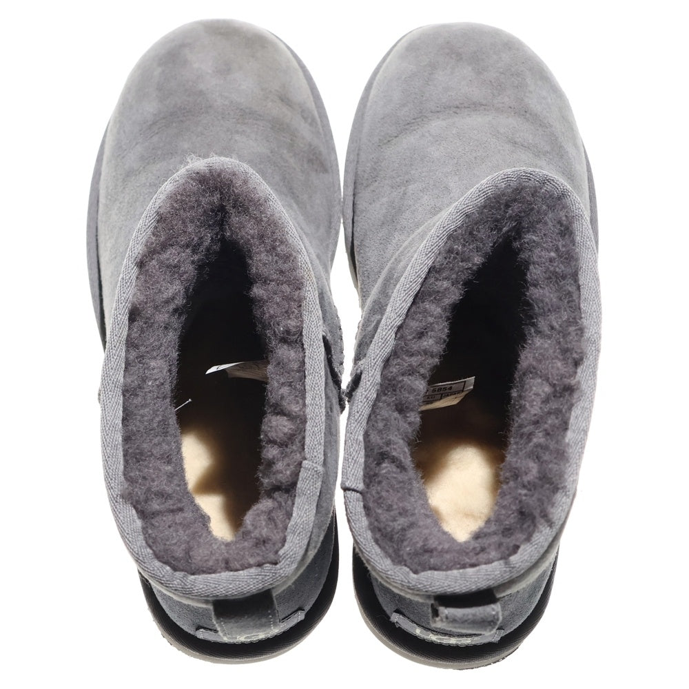 UGG(アグ) CLASSIC MINI クラシック ミニ ムートンブーツ レディース グレー US8/25cm 5854