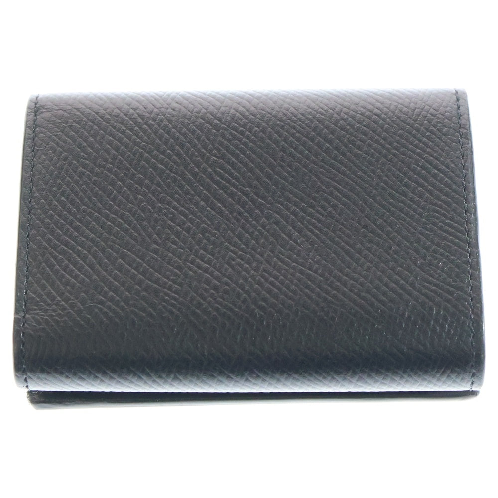 CELINE(セリーヌ) TRIFOLD WALLET レザー スモールトリフォールド 三つ折り財布 ウォレット ブラック U-FG-0231