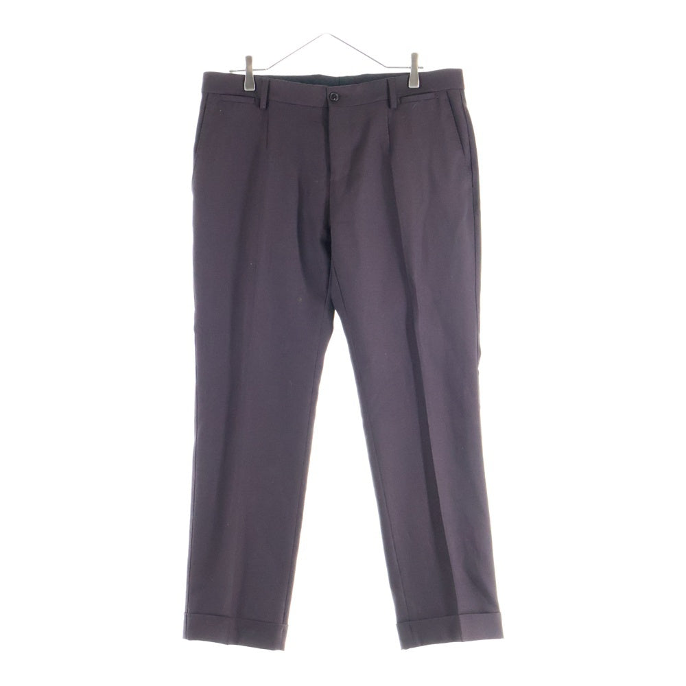 DOLCE & GABBANA(ドルチェアンドガッバーナ) コットン セットアップスーツ ナローラペル シングルテーラードジャケット テーパードスラックスパンツ ブラウン