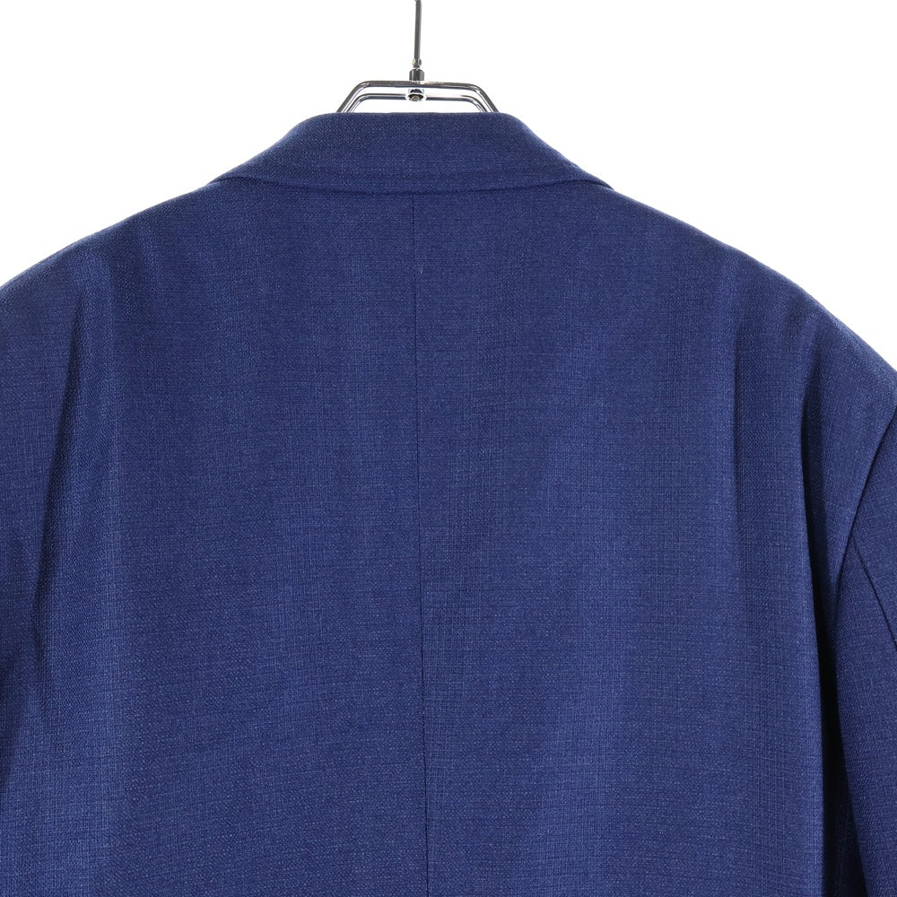 TOM FORD(トムフォード) シルク混 シングルウールテーラードジャケット ブルー 15DD40