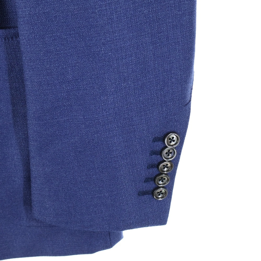 TOM FORD(トムフォード) シルク混 シングルウールテーラードジャケット ブルー 15DD40