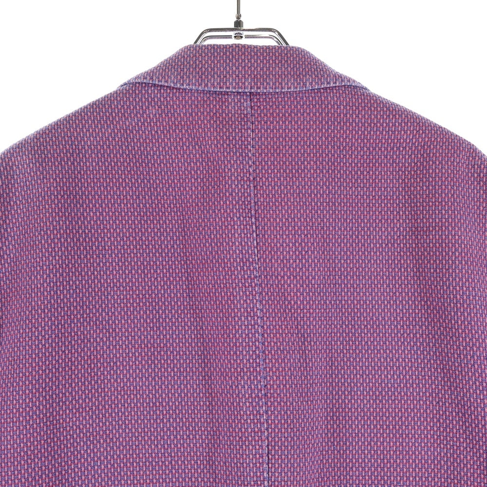 LARDINI(ラルディーニ) コットン 3ポケット シングルテーラードジャケット ピンク PT386AV-43