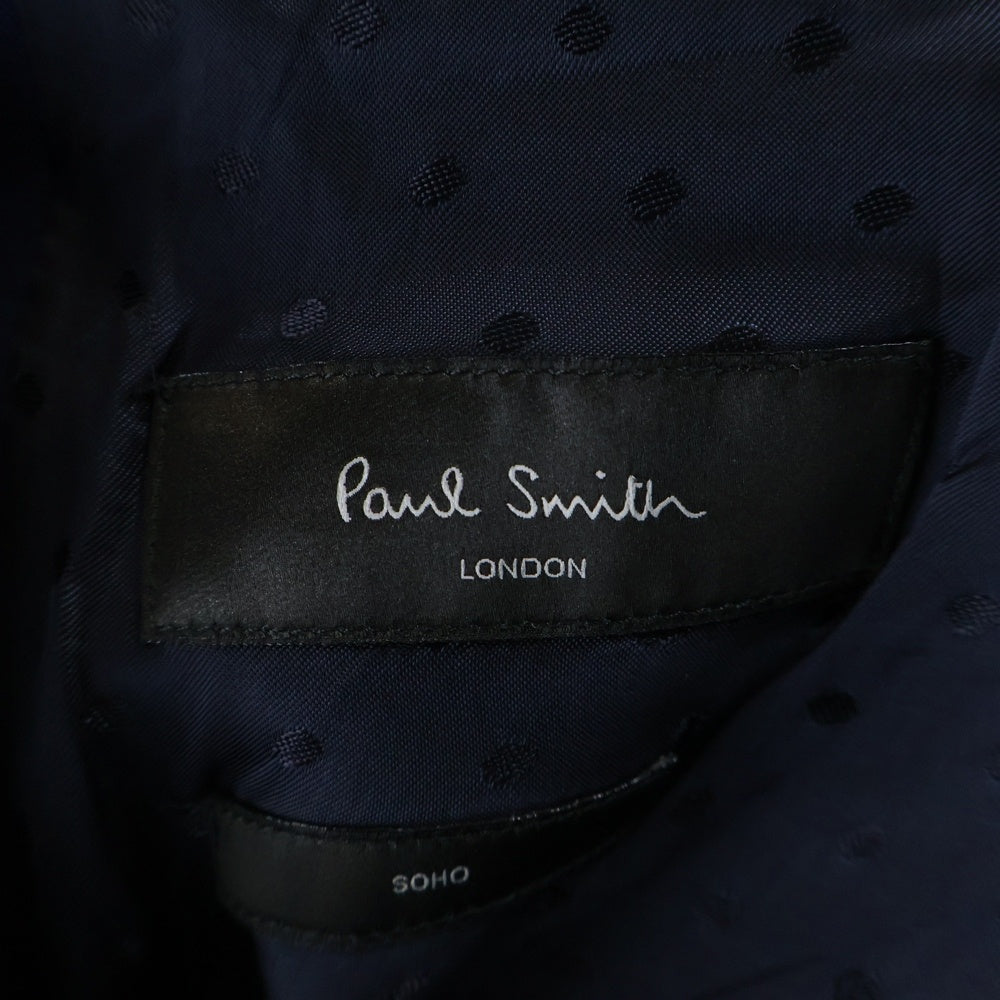 Paul Smith LONDON(ポールスミス ロンドン) ウール混 シングルテーラードジャケット ブルー 530366