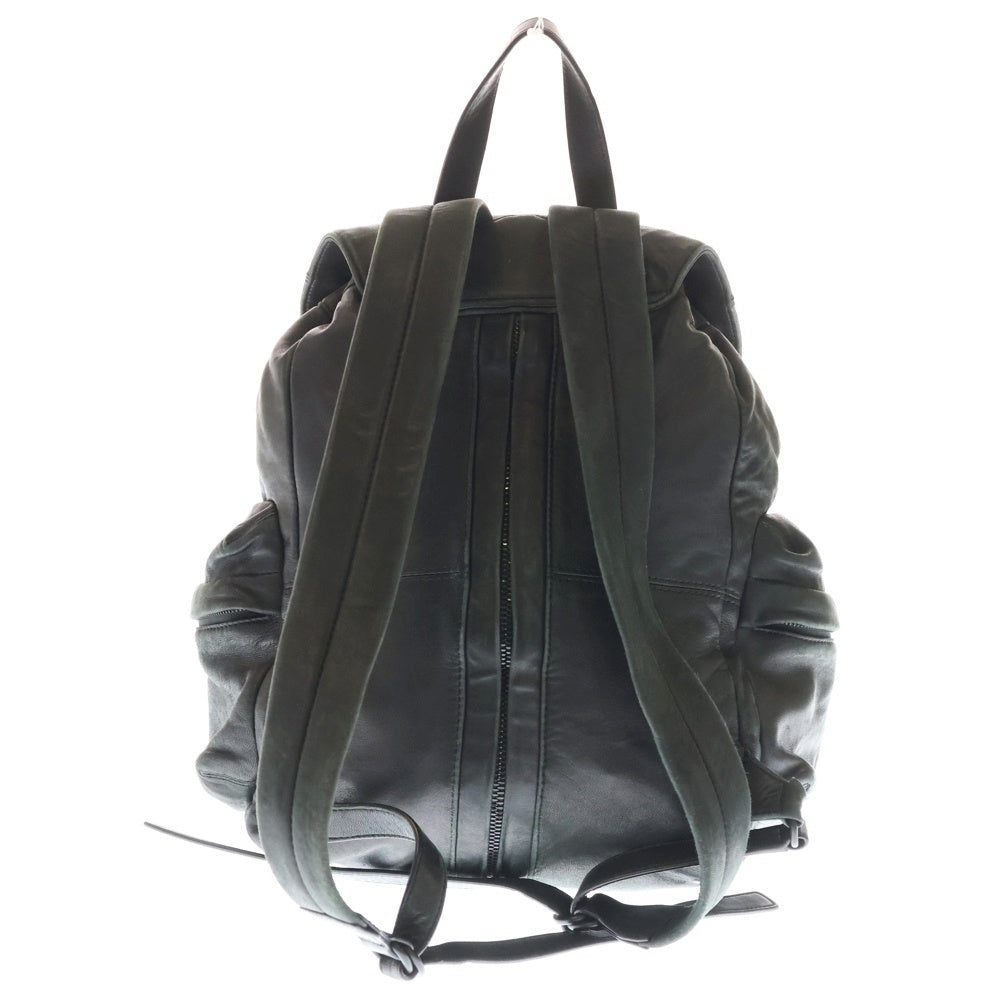 ALEXANDER WANG(アレキサンダーワン) マルチポケット レザーリュックサック バックパック ブラック
