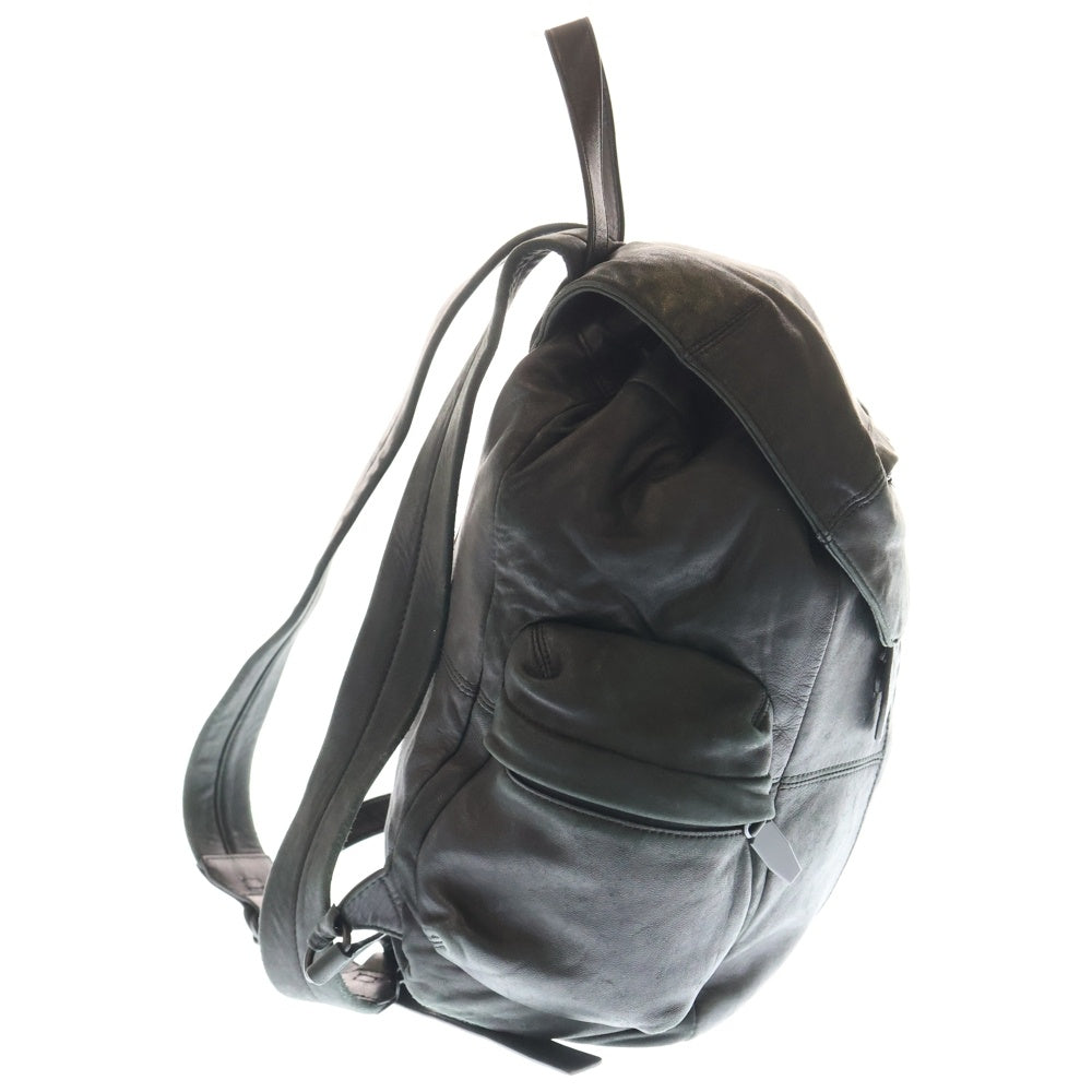 ALEXANDER WANG(アレキサンダーワン) マルチポケット レザーリュックサック バックパック ブラック