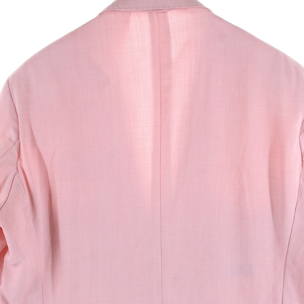 LUIGI FUSARO(ルイジフサロ) 4ポケット シングルテーラードジャケット ピンク