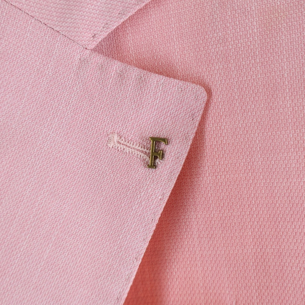 LUIGI FUSARO(ルイジフサロ) 4ポケット シングルテーラードジャケット ピンク