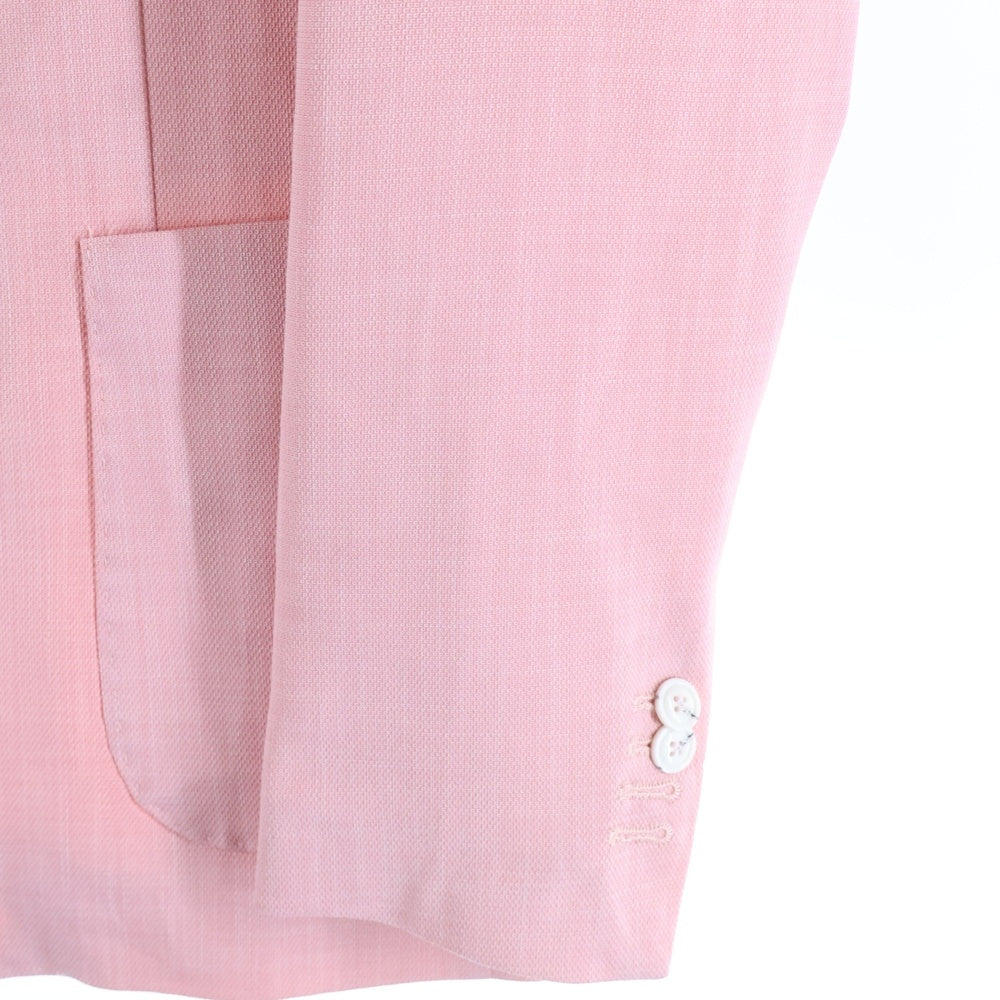 LUIGI FUSARO(ルイジフサロ) 4ポケット シングルテーラードジャケット ピンク