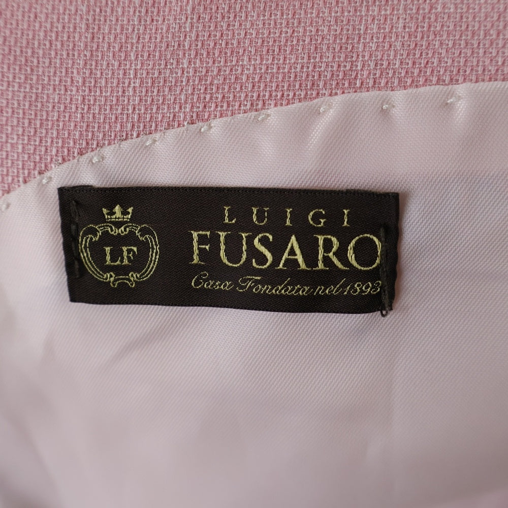 LUIGI FUSARO(ルイジフサロ) 4ポケット シングルテーラードジャケット ピンク