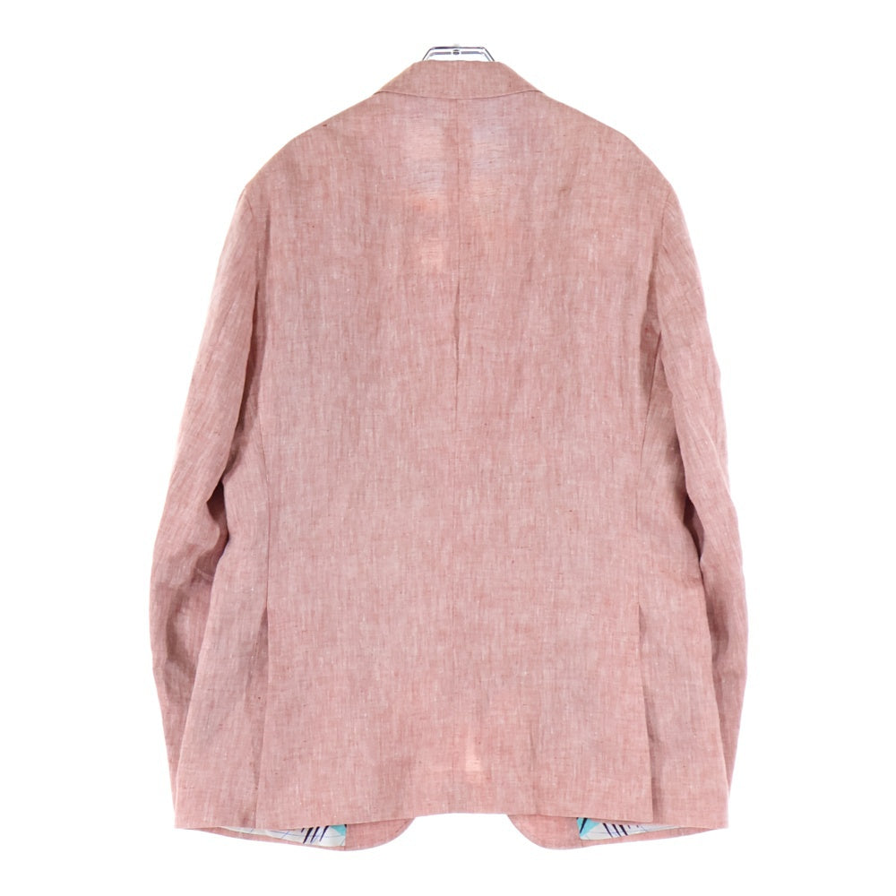 ETRO(エトロ) レーヨン混 シングルテーラードジャケット ピンク