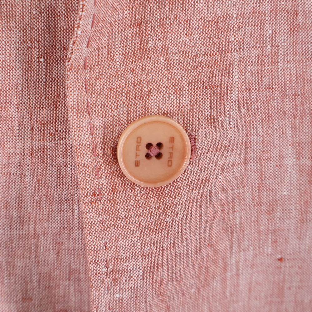 ETRO(エトロ) レーヨン混 シングルテーラードジャケット ピンク