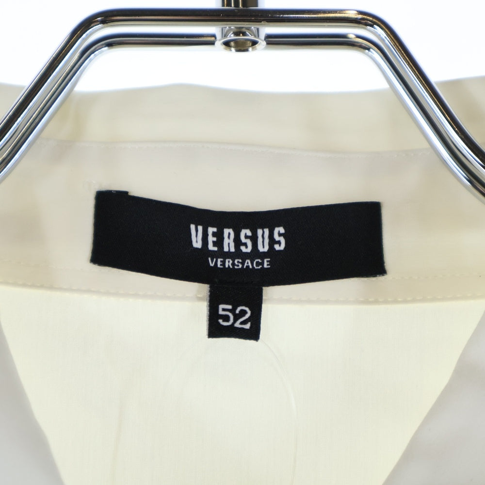 VERSUS VERSACE(ヴェルサス ヴェルサーチ) ライオンモチーフ ロングスリーブ コットンシャツ ホワイト 242 529 892 259