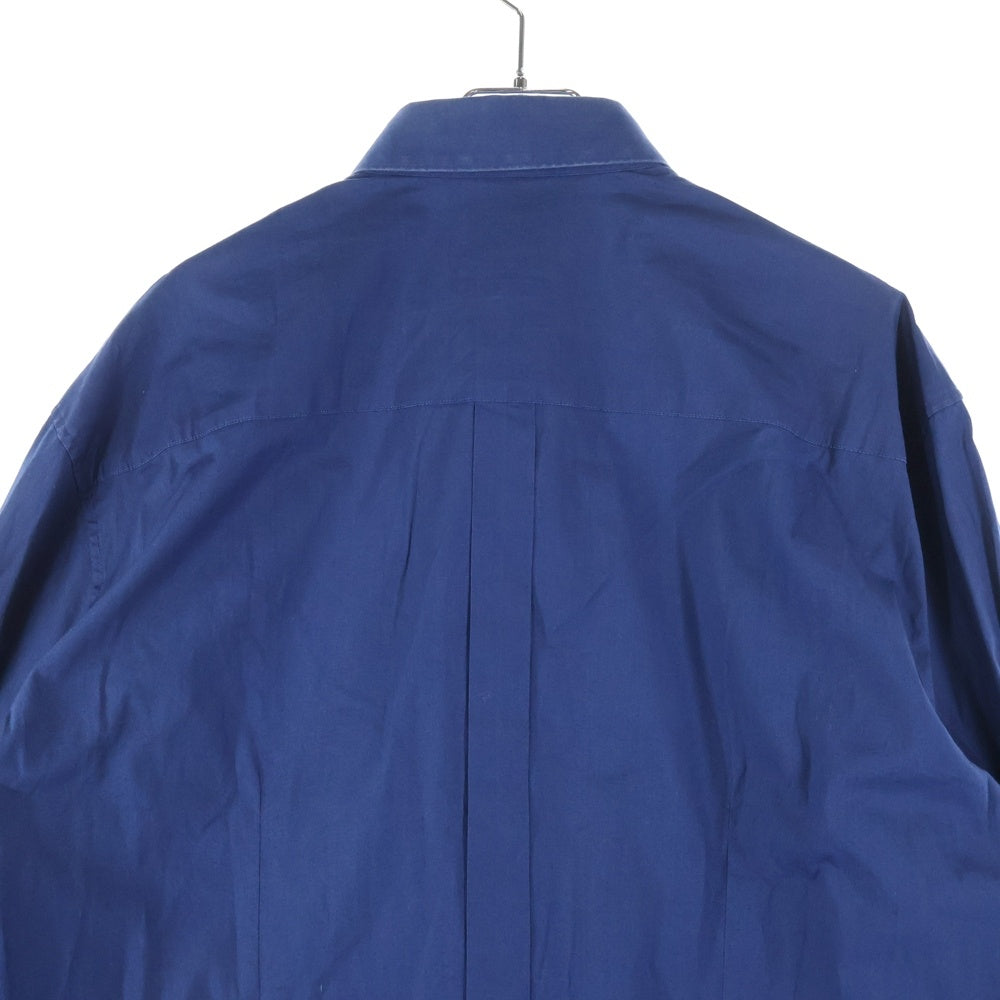 VERSACE(ヴェルサーチ) 0ポケット ロングスリーブ コットンシャツ ブルー