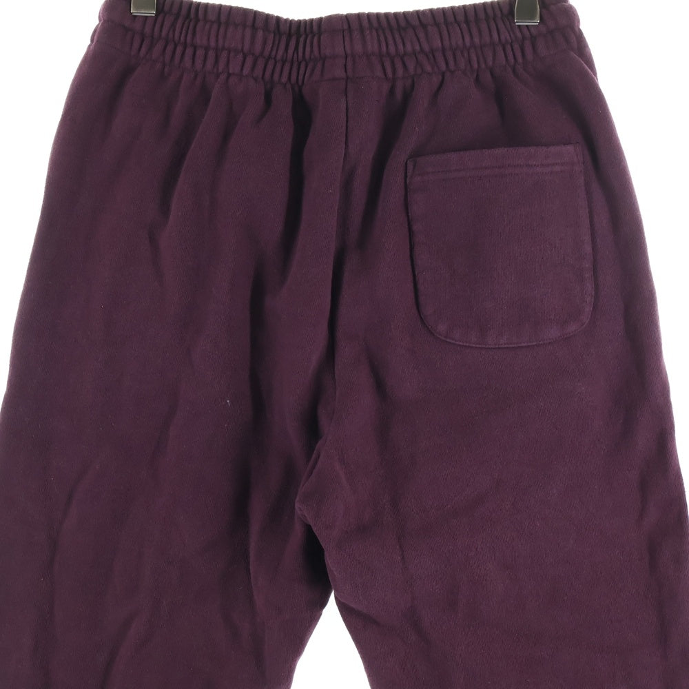 KITH(キス) ×BERGDORF GOODMAN バーグドルフ グッドマン ロゴ刺繍 イージースウェットジョガーパンツ レッド KH6130