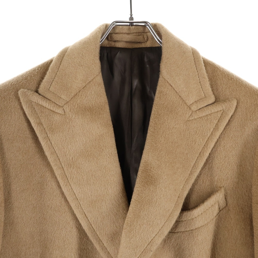 LARDINI(ラルディーニ) キャメル ロングチェスターコート ブラウン IA21005