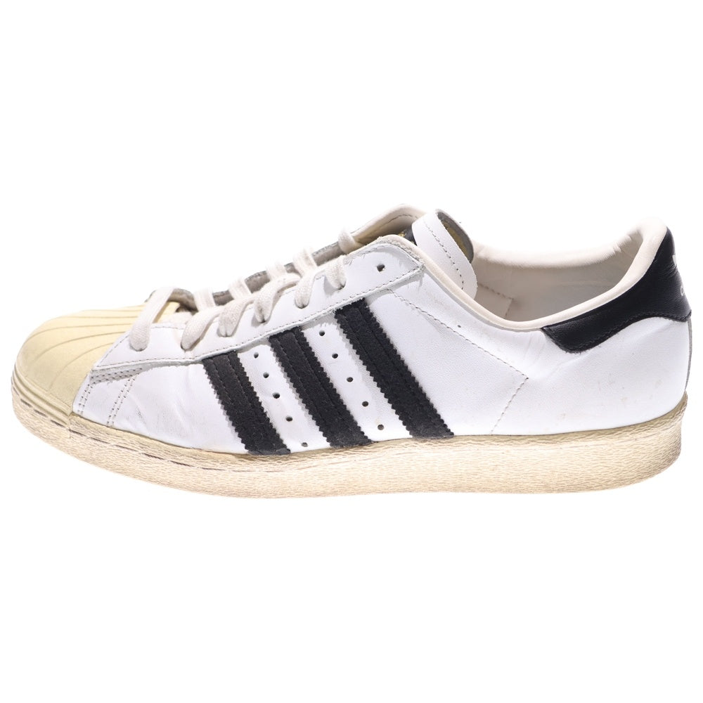 adidas(アディダス) SUPER STAR 80S スーパースター ローカットスニーカー ホワイト/ブラック US8.5/26.5cm G61070
