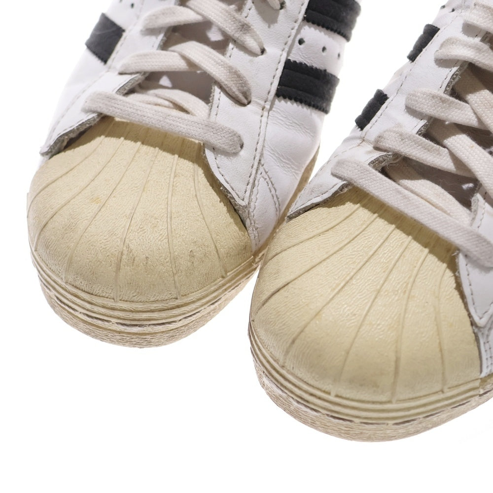 adidas(アディダス) SUPER STAR 80S スーパースター ローカットスニーカー ホワイト/ブラック US8.5/26.5cm G61070