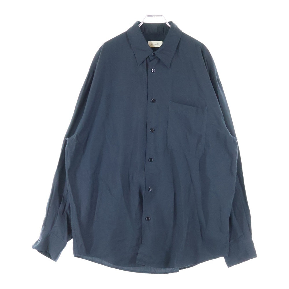 LEMAIRE(ルメール) RELAXED SHIRT リラックスシャツ リヨセル長袖ボタンシャツ ブラック SH1039 LF1126