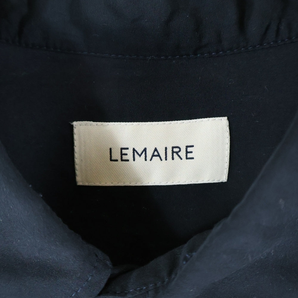 LEMAIRE(ルメール) RELAXED SHIRT リラックスシャツ リヨセル長袖ボタンシャツ ブラック SH1039 LF1126
