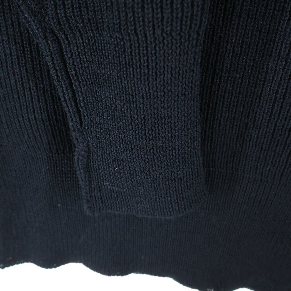LEMAIRE(ルメール) BOXY ROUND NECK SWEATER ボックスラウンドネック ウールニットセーター ブラック TO1419 LK1042