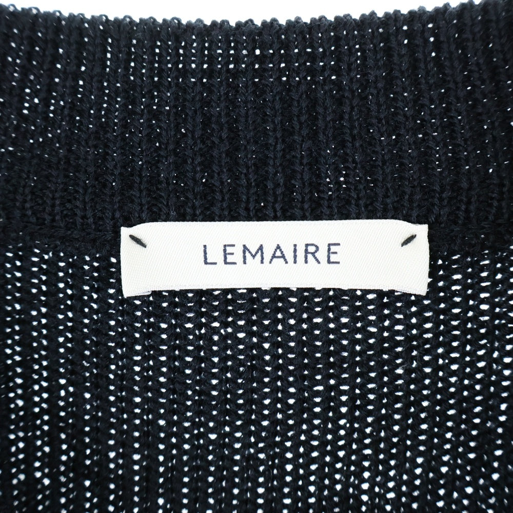 LEMAIRE(ルメール) BOXY ROUND NECK SWEATER ボックスラウンドネック ウールニットセーター ブラック TO1419 LK1042