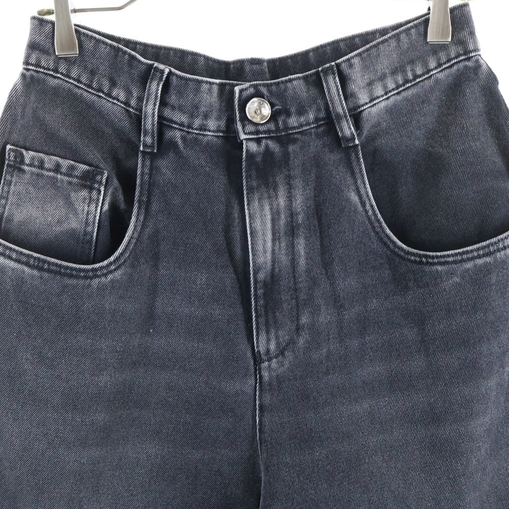 Maison Margiela 1 10(メゾンマルジェラ 1 10) 23AWスラッシュディテール カットアウト デニムパンツ ジーンズ ブラック S51LA0051 S30743