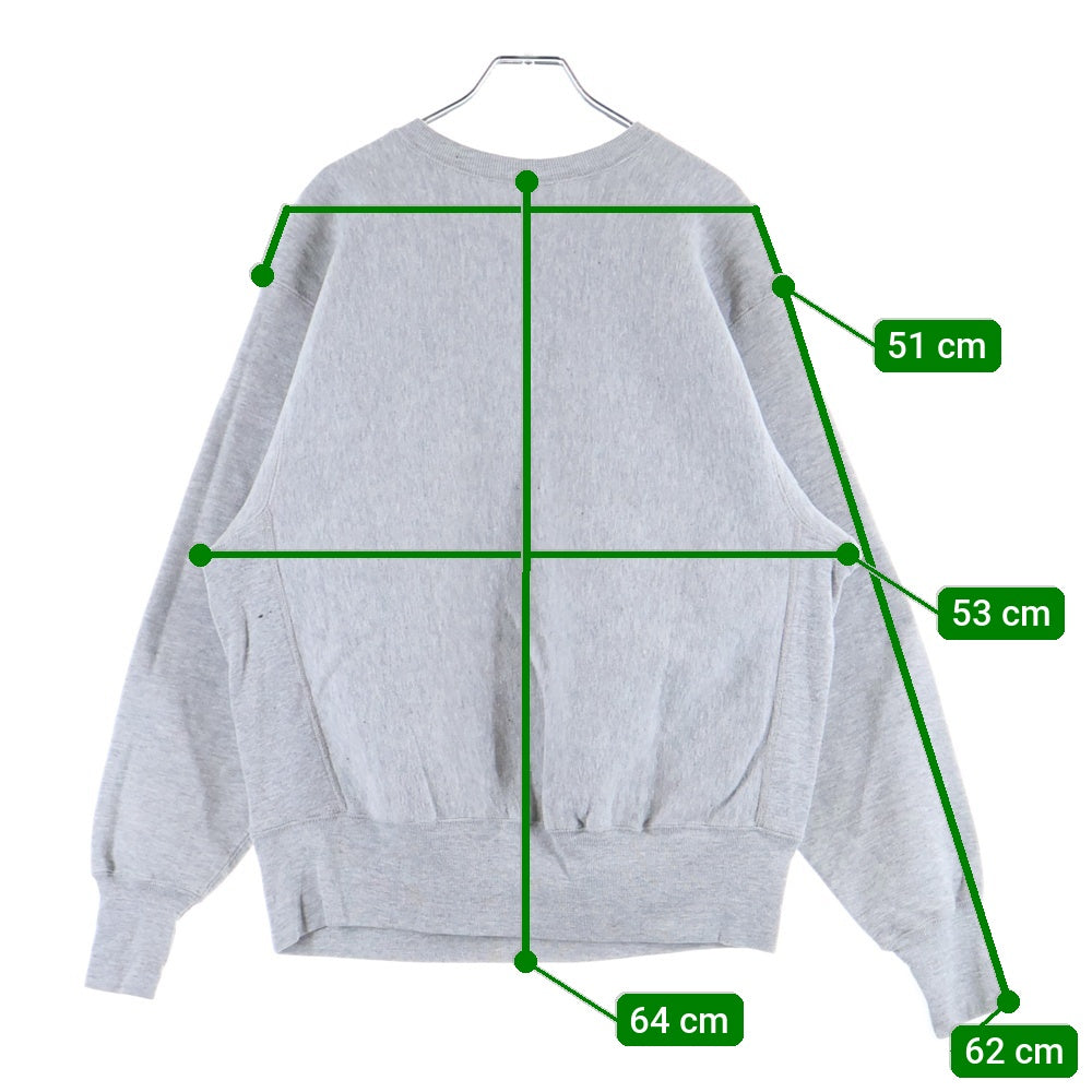 CHAMPION(チャンピオン) 70S VINTAGE REVERSE WEAVE DHA ヴィンテージ リバースウィーブ USA製 単色タグ スウェットトレーナー グレー