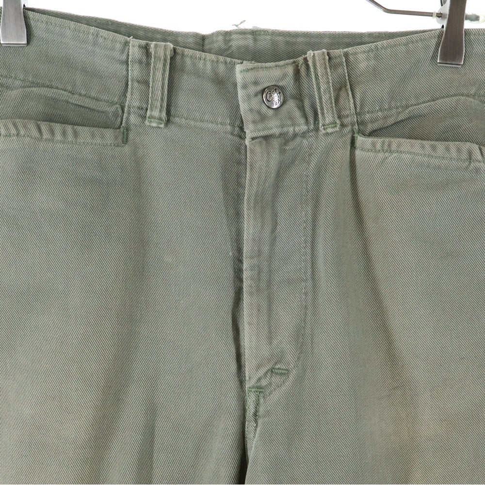 VINTAGE(ヴィンテージ) 60S FRISKO JEENS BY CAN'T BUST'EM ヴィンテージ フリスコジーンズ コットンツイル ジップフライワークパンツ カーキ