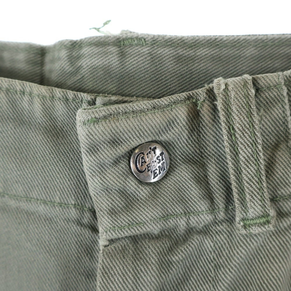 VINTAGE(ヴィンテージ) 60S FRISKO JEENS BY CAN'T BUST'EM ヴィンテージ フリスコジーンズ コットンツイル ジップフライワークパンツ カーキ