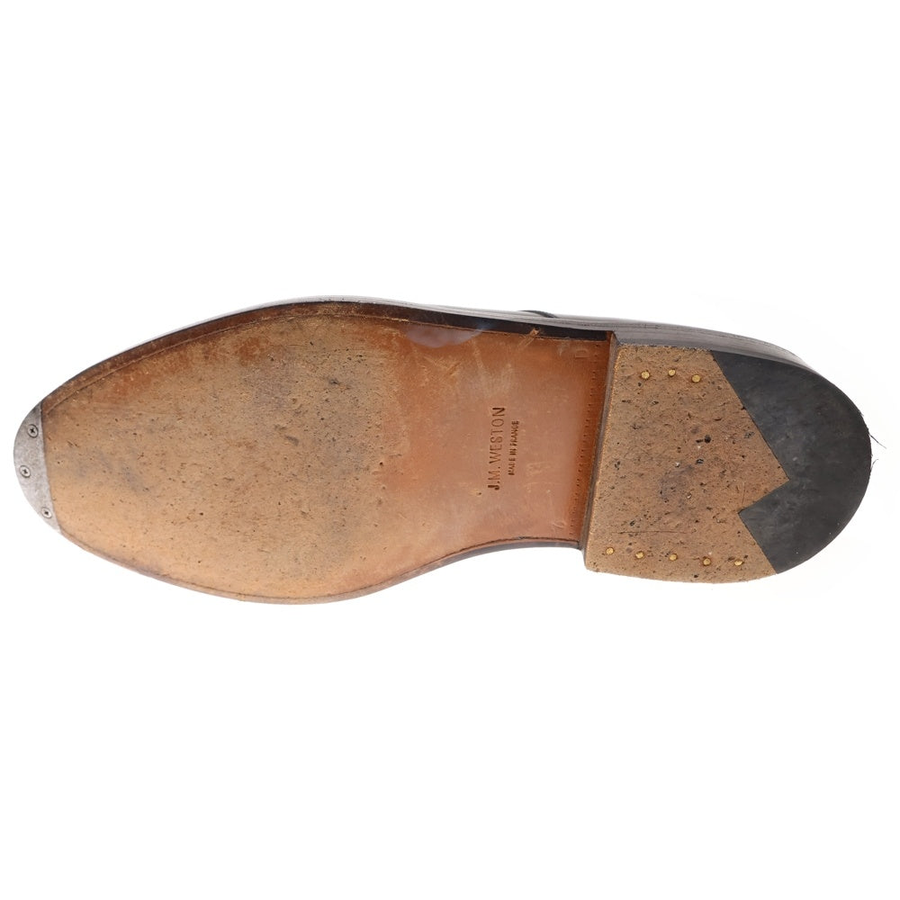 J.M.WESTON(ジェイエムウエストン) 598 SPLIT TOE CLASSIC DERBY Uチップ スプリットトゥ クラシックダービー レザーシューズ ブラック