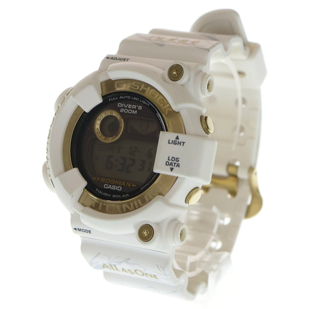CASIO G-SHOCK(カシオ ジーショック) ×ICERC Japan FROGMAN フロッグマン 30周年モデル ゴールド文字盤 腕時計 ホワイト/ゴールド GW-8201K-7JK