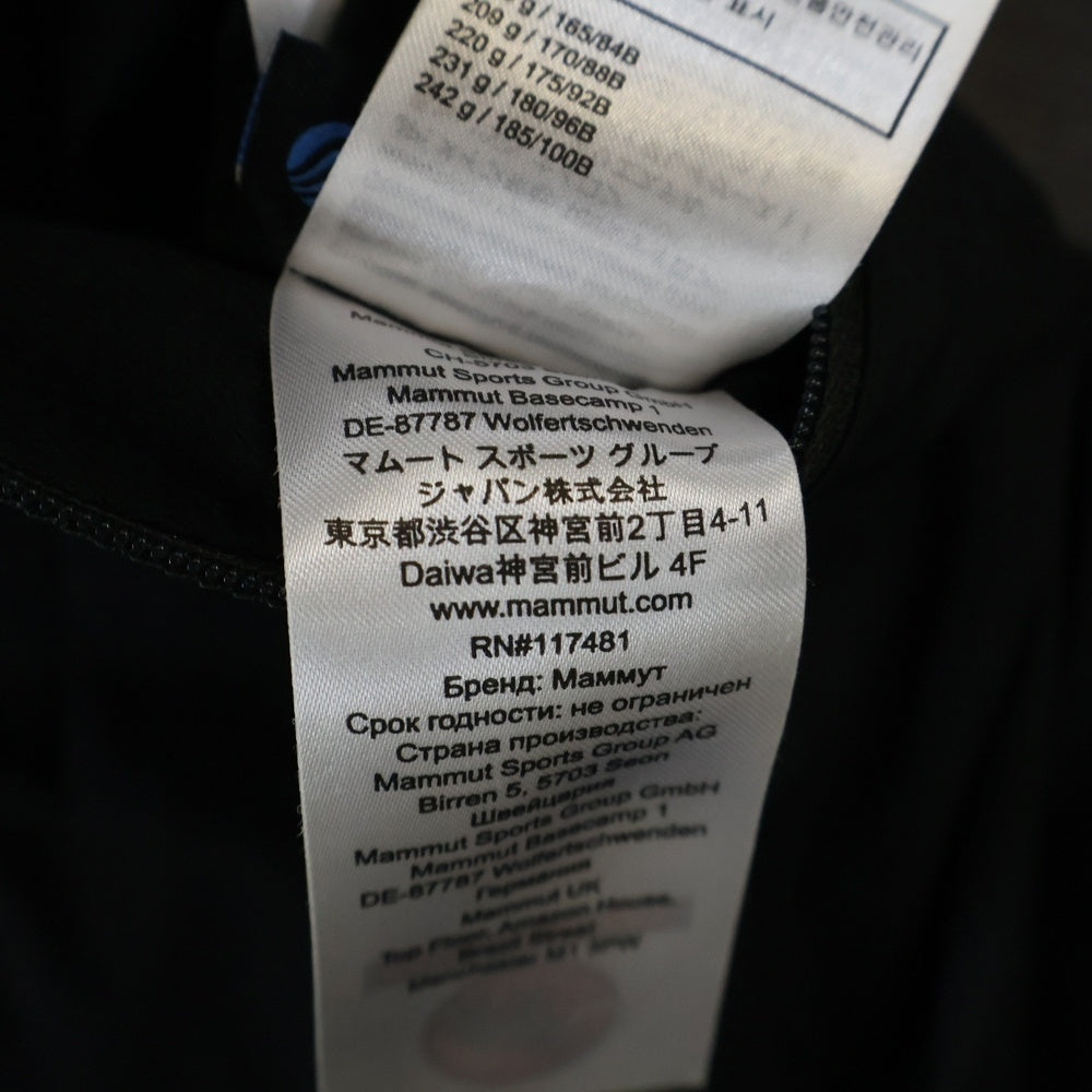 MAMMUT(マムート) Floeberg HS Thermo Hooded Coat AF フローバーグ ハードシェル サーモ フーデッド コート アジアンフィット ダウン ジャケット ブラック 1010‐29131