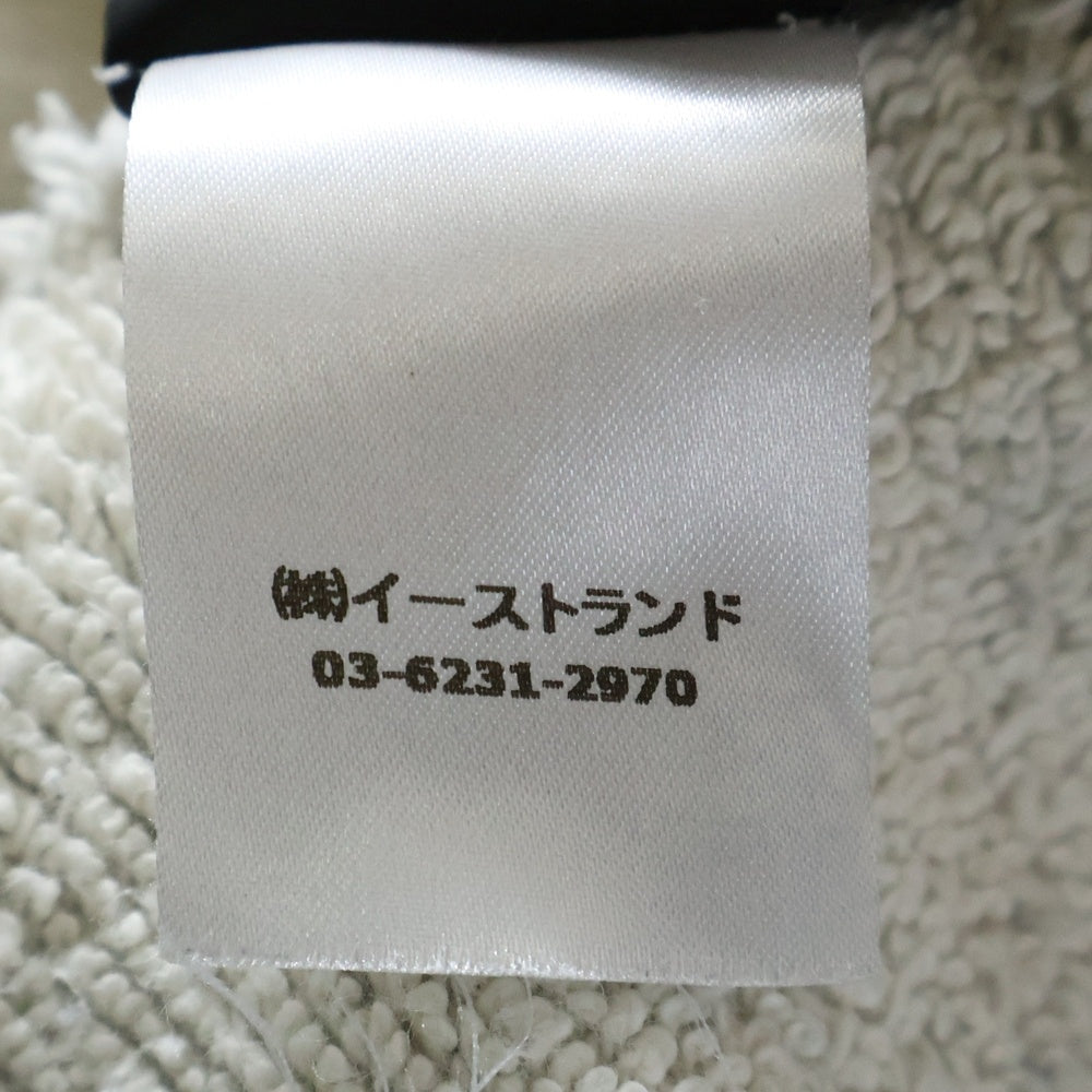 MARCELO BURLON(マルセロバーロン) フロントロゴプリント プルオーバーフーディー パーカー スウェット グレー CMBB073F19B37011