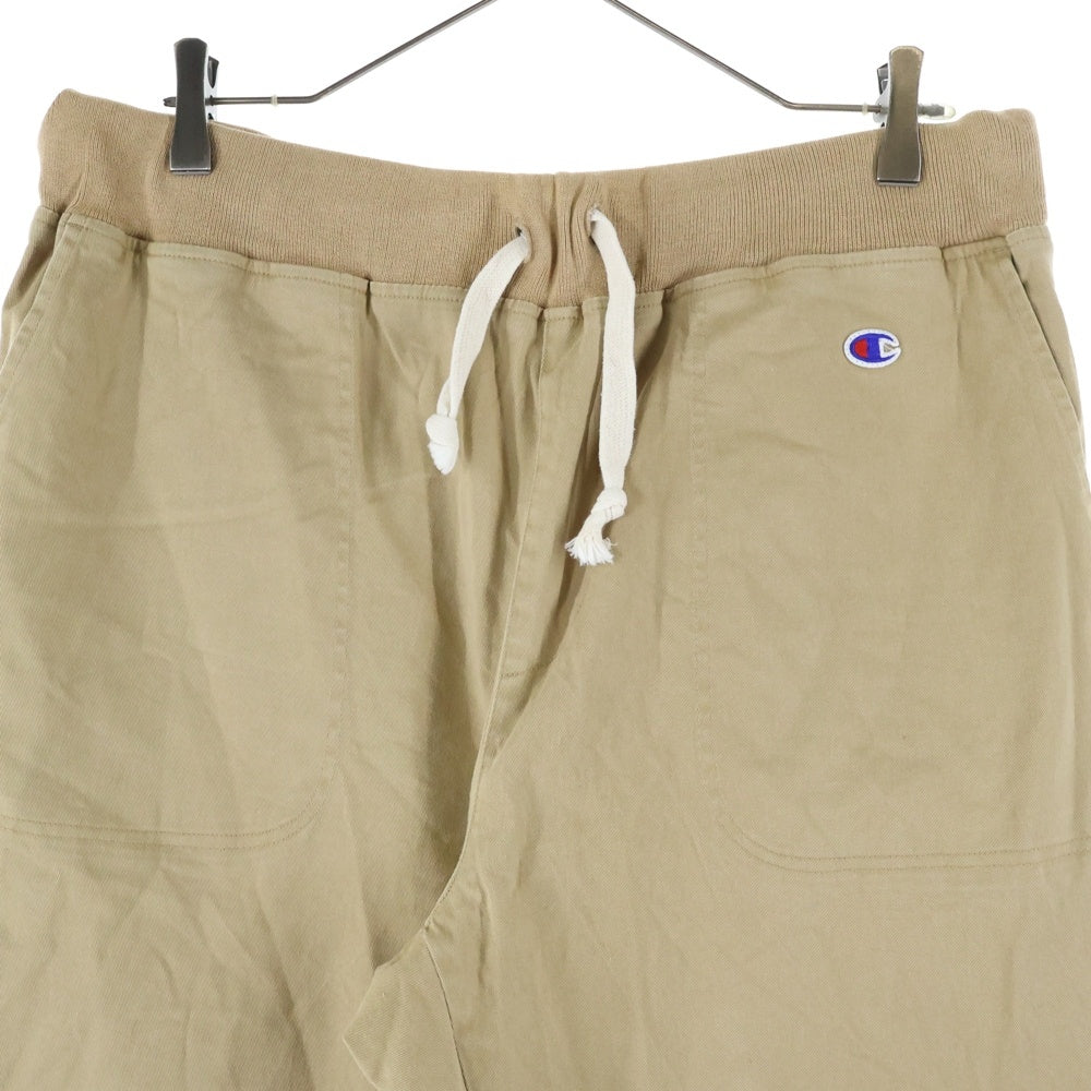 CHAMPION(チャンピオン) ドローストリング ツイルロング ジョガーパンツ ベージュ C3-J219