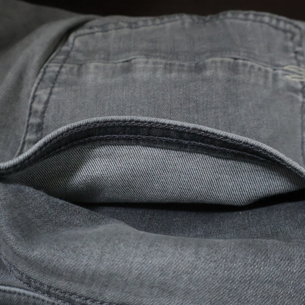 DENHAM(デンハム) RAZAOR ラゾール コットン ストレート テーパードデニムパンツ グレー