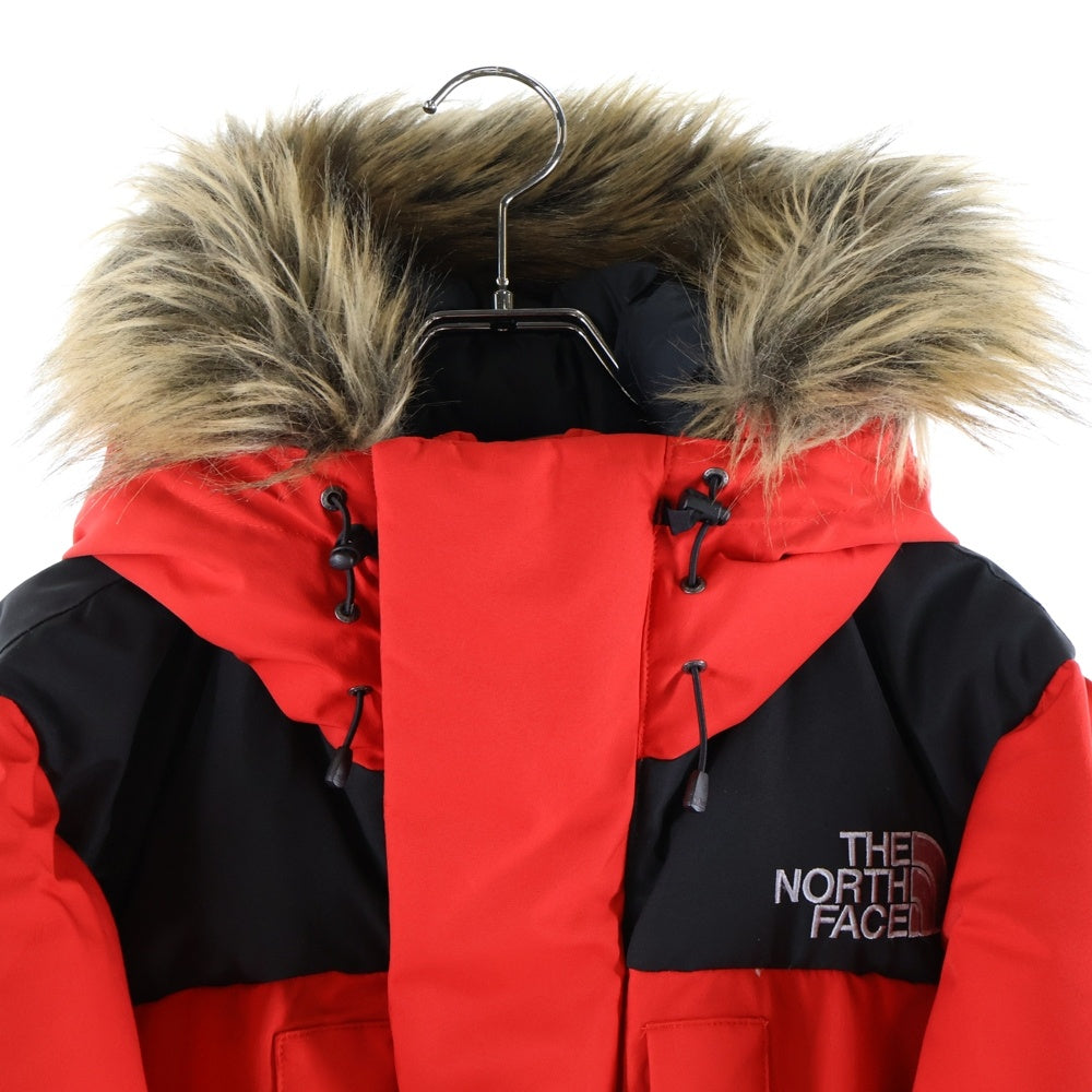 THE NORTH FACE(ザノースフェイス) POLAR JACKET ポーラージャケット ナイロン フーデッドダウンジャケット レッド ND91704R