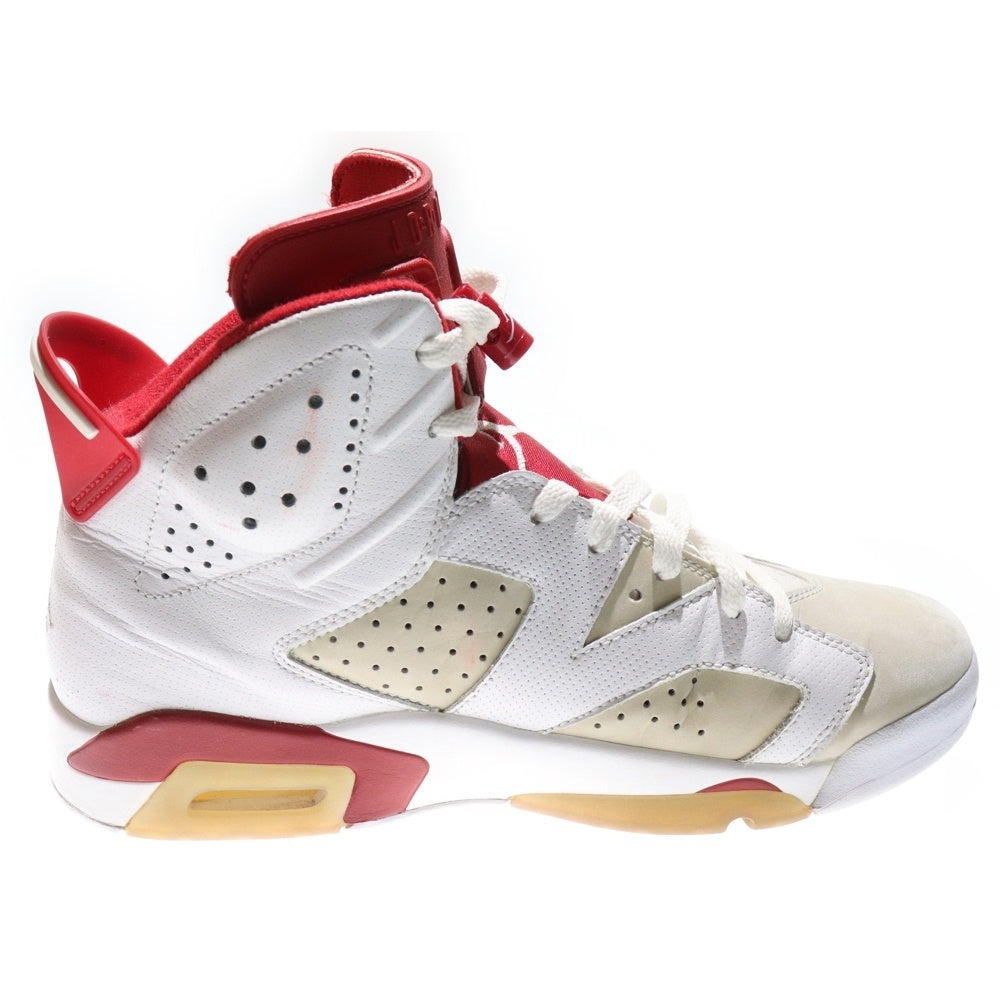 NIKE(ナイキ) AIR JORDAN 6 RETRO ALTENATE HARE エアジョーダン6 レトロ オルタネイト ヘア ハイカットスニーカー ホワイト/レッド US9/27cm 384664-113