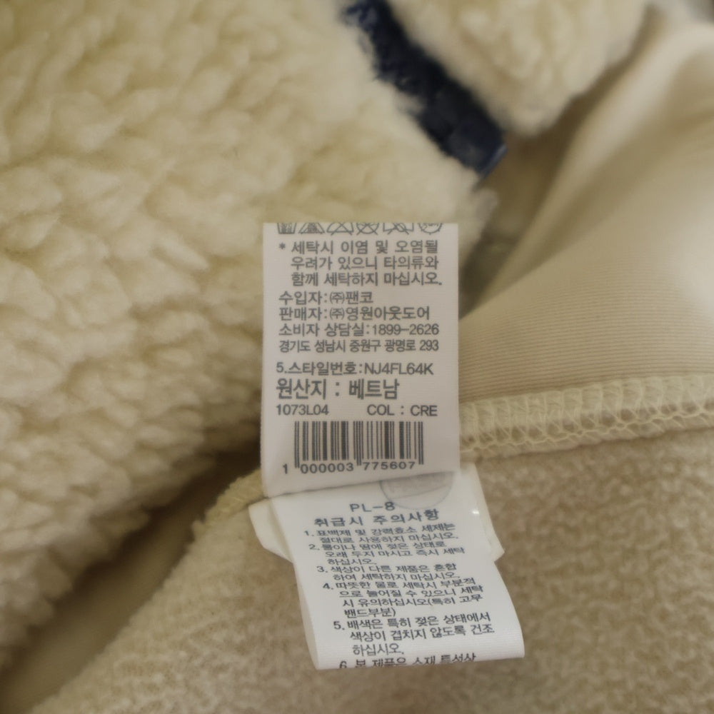 THE NORTH FACE(ザノースフェイス) RIMO EX FLEECE JACKET リモ フリース ジャケット アイボリー NJ4FL64K