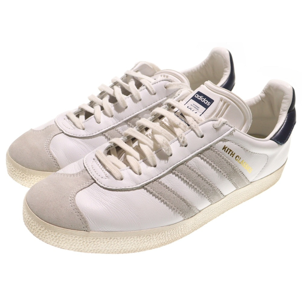 adidas(アディダス) × KITH GAZELLE キス ガゼル レザー ローカットスニーカー ホワイト US9/27cm FX5391