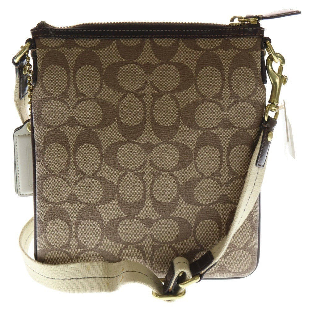 COACH(コーチ) シグネチャーロゴ PVCショルダーバッグ ベージュ L0873-42385 レディース
