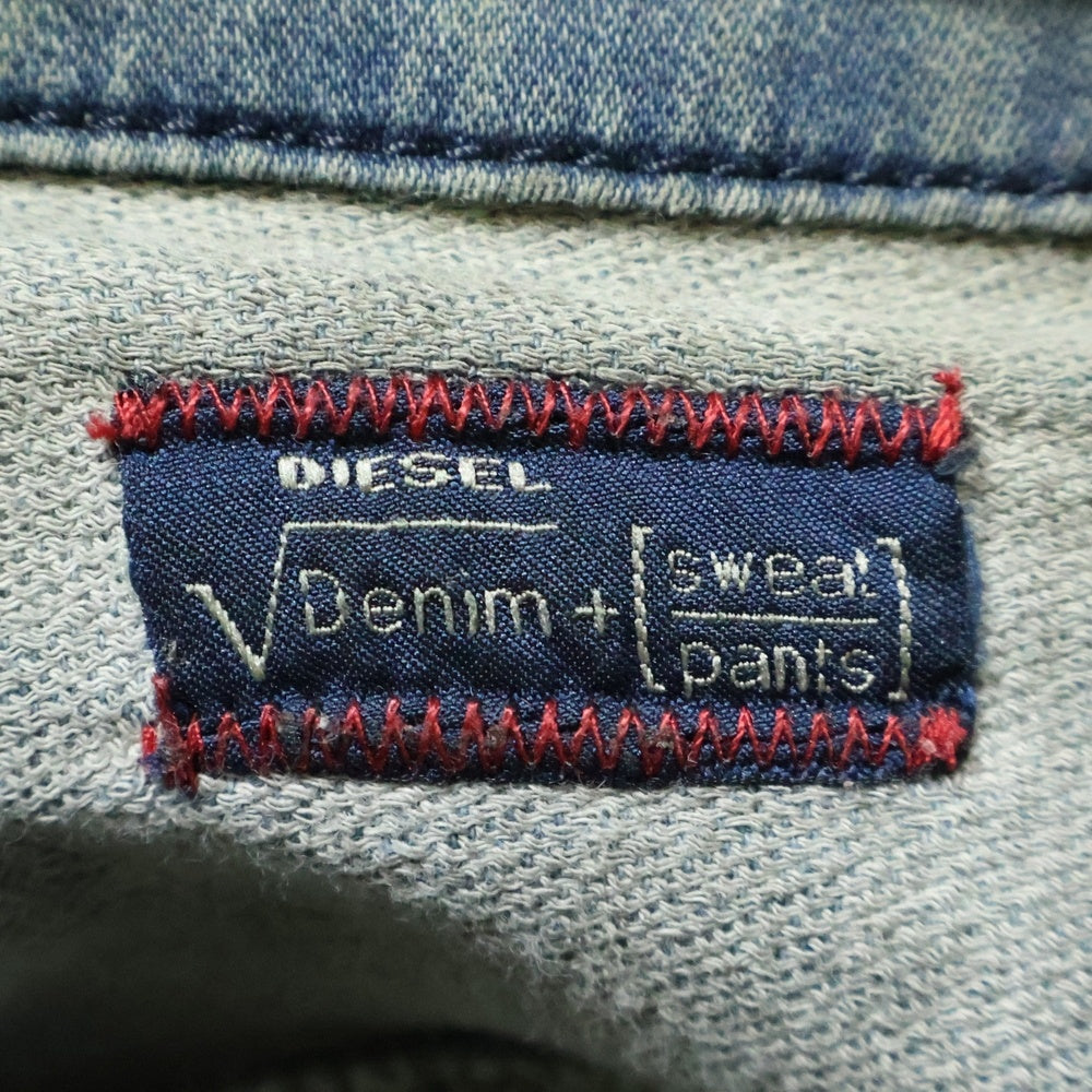 DIESEL(ディーゼル) クラッシュデザイン ダメージ加工 マルチポケット デニムジャケット インディゴ