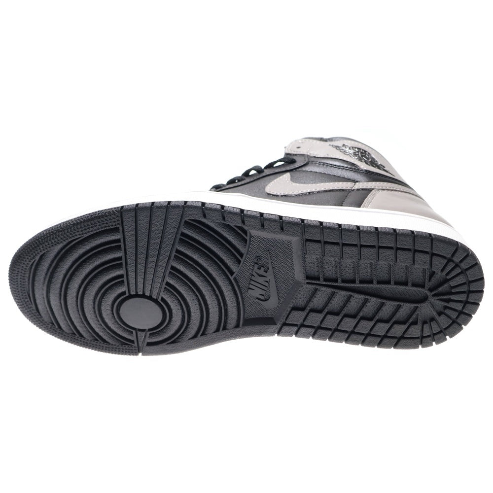 NIKE(ナイキ) AIR JORDAN 1 RETRO HIGH OG SHADOW エアジョーダン レトロ シャドウ ハイカットスニーカー ブラック/グレー US9/27cm 555088-013