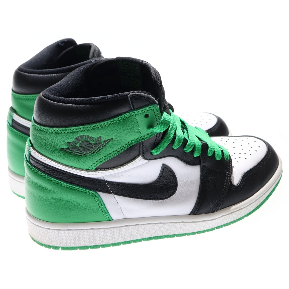 NIKE(ナイキ) AIR JORDAN 1 RETRO HIGH OG LUCKY GREEN エアジョーダン レトロ ラッキーグリーン ハイカットスニーカー グリーン/ホワイト US8/26cm DZ5485-031