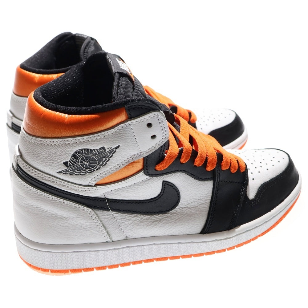 NIKE(ナイキ) AIR JORDAN 1 HIGH OG ELECTRO ORANGE エア ジョーダン エレクトロオレンジ ハイカットスニーカー ホワイト/オレンジ US8/26cm 555088-180