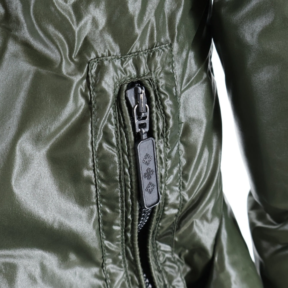 TATRAS(タトラス) ナイロン フーデッド ダウンジャケット カーキ MTA-415-10