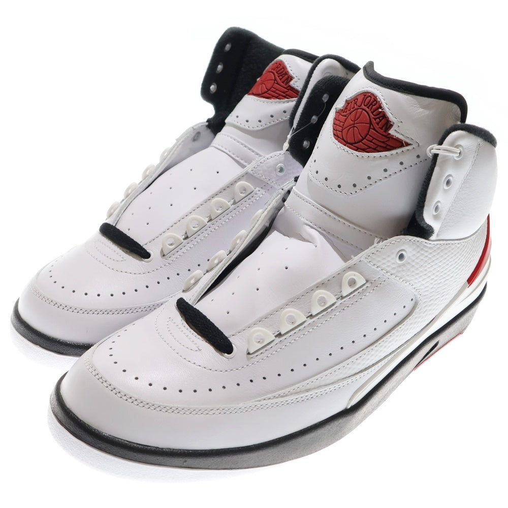 NIKE(ナイキ) AIR JORDAN 2 OG CHICAGO エアジョーダン2 シカゴ ハイカットスニーカー ホワイト/レッド US10/28cm DX2454-106