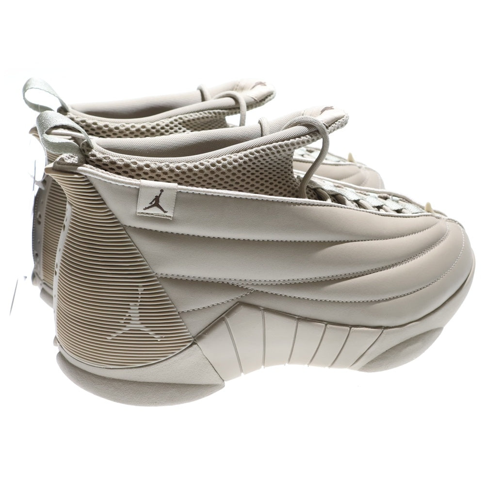 NIKE(ナイキ) ×Billie Eilish WMNS AIR JORDAN 15 SP ビリーアイリッシュ ウィメンズ エアジョーダン15 ハイカットスニーカー ベージュ US11.5/28.5cm DN2863-200
