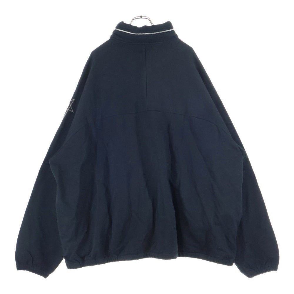 Rick Owens(リックオウエンス) 24SS ×Champion Jumbo Windbreaker チャンピオン ジャンボ スウェット ジップアップジャケット ブラック CM01D0467-CHFE