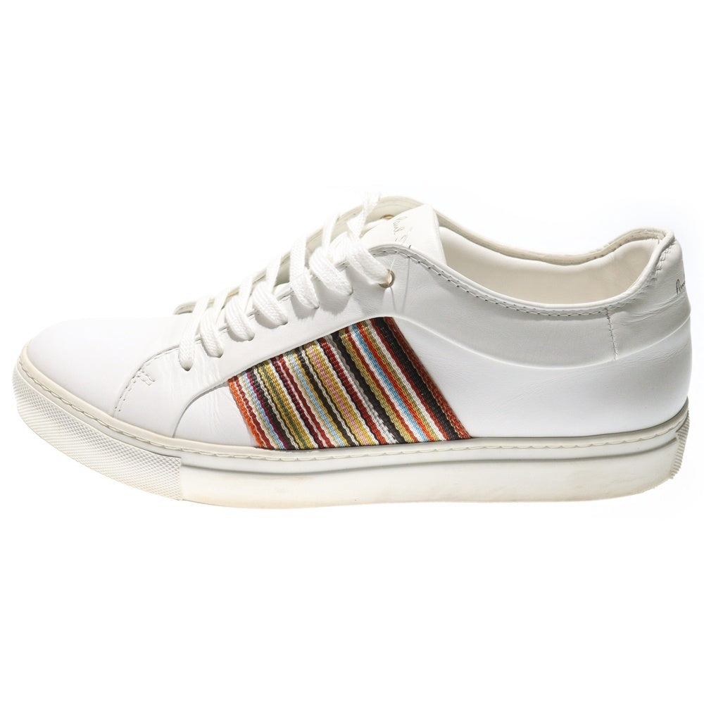 Paul Smith(ポールスミス) IVO STRIPE SNEAKER マルチストライプ ローカットスニーカー ホワイト